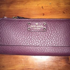 Mulled wine kate spade wallet